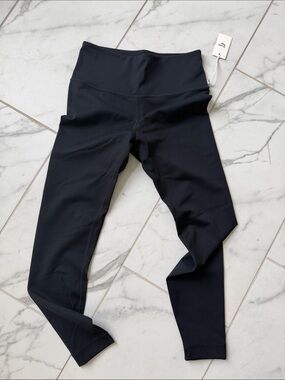 Cream Yoga Jenn 7/8 High-Waist Black Active Leggings